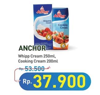 Promo Harga Anchor Whipping Cream/Cooking Cream  - Hypermart