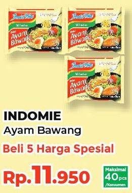 Promo Harga INDOMIE Mi Kuah Ayam Bawang 69 gr - Yogya