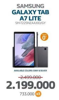 Promo Harga Samsung Galaxy Tab A7 Lite  - Electronic City