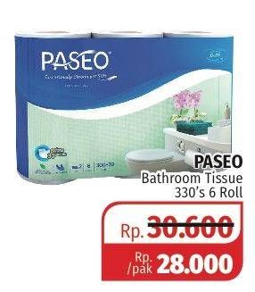Promo Harga PASEO Toilet Tissue 6 roll - Lotte Grosir