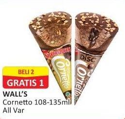 Promo Harga Walls Cornetto All Variants 108 ml - Alfamart