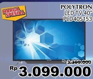 Promo Harga POLYTRON PLD 40S153 | LED TV Dignity 40"  - Giant