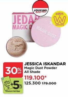 Promo Harga Jedar Magic Dust Face Powder  - Watsons