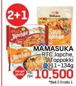 Promo Harga MamaSuka RTC Japchae, Topokki 111-134gr  - LotteMart