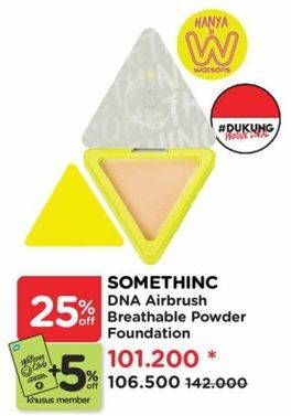 Promo Harga Somethinc  DNA Artbrush Powder Foundation  - Watsons