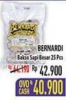 Promo Harga BERNARDI Bakso Sapi Besar 25 pcs - Hypermart