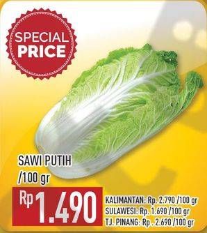 Promo Harga Sawi Putih per 100 gr - Hypermart