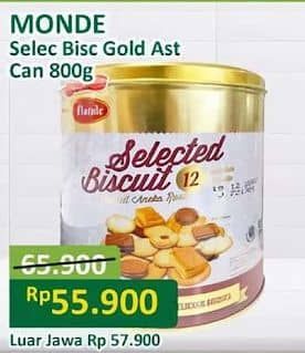 Promo Harga Monde Selected Biscuit 800 gr - Alfamart