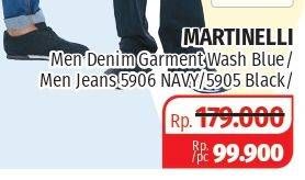 Promo Harga MARTINELLI Mens Jeans Blue, 5905 Black, Navy  - Lotte Grosir