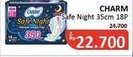 Promo Harga Charm Safe Night Wing 35cm 18 pcs - Alfamidi