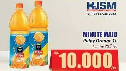 Promo Harga MINUTE MAID Juice Pulpy Orange 1000 ml - Hari Hari