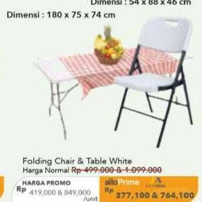 Promo Harga Table White  - Carrefour