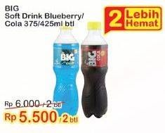 Promo Harga AJE BIG COLA Minuman Soda Blueberry, Cola 375 ml - Indomaret