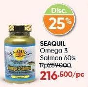 Promo Harga Sea Quill Omega 3 Salmon 60 pcs - Guardian