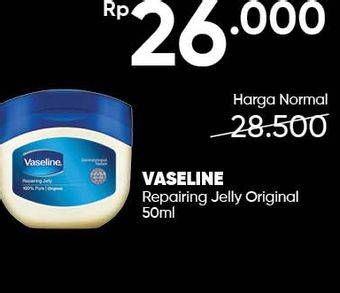 Promo Harga VASELINE Repairing Jelly Original 50 ml - Guardian