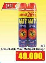 Promo Harga HIT Aerosol Orange per 2 kaleng 600 ml - Hari Hari