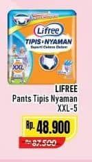 Promo Harga Lifree Popok Celana Tipis & Nyaman Bergerak XXL5 5 pcs - Alfamart