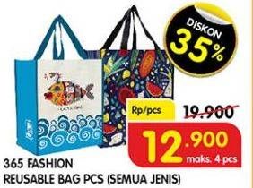 Promo Harga 365 Reusable Bag Fashion  - Superindo