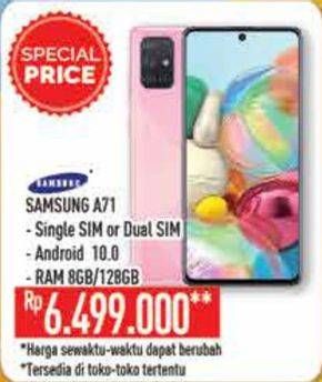 Promo Harga SAMSUNG Galaxy A71 | Smartphone 8GB/128GB  - Hypermart