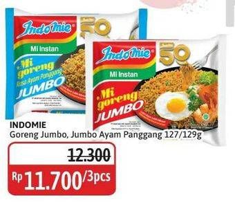 Promo Harga Indomie Mi Goreng Jumbo Ayam Panggang, Spesial 127 gr - Alfamidi
