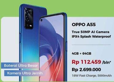 Promo Harga OPPO A55 4 GB + 64 GB  - Erafone