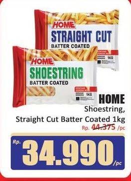 Promo Harga Home French Fries Shoestring, Straight Cut 1000 gr - Hari Hari