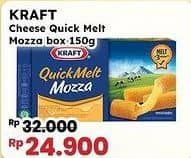 Promo Harga Kraft Quick Melt Mozza 165 gr - Indomaret