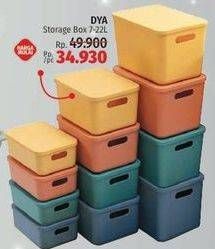 Promo Harga DYA Storage Box 7 ltr - LotteMart