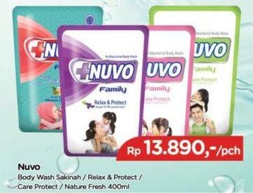 Promo Harga Nuvo Body Wash Sakinah, Relax Protect, Care Protect, Nature Protect 450 ml - TIP TOP