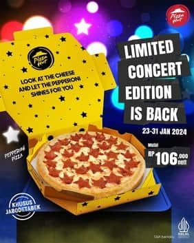 Promo Harga Limited Concert Edition is Back  - Pizza Hut