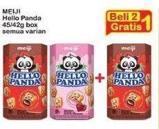 Promo Harga Meiji Hello Panda Biscuit All Variants 45 gr - Indomaret