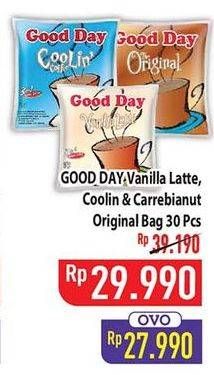 Promo Harga Good Day Instant Coffee 3 in 1 Vanilla Latte, Coolin