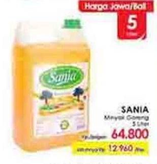 Promo Harga SANIA Minyak Goreng 5 ltr - LotteMart