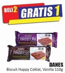 Promo Harga DANES Happy Coklat, Vanila 110 gr - Hari Hari