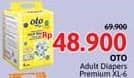 Promo Harga OTO Adult Diapers Premium XL6 6 pcs - Alfamidi