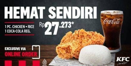 Promo Harga KFC Hemat Sendiri  - KFC