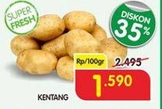 Promo Harga Kentang per 100 gr - Superindo