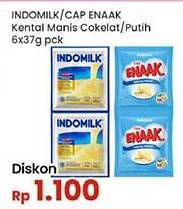 Promo Harga Indomilk/Enaak Susu Kental Manis  - Indomaret