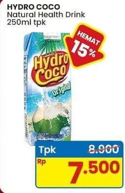Promo Harga Hydro Coco Minuman Kelapa Original 250 ml - Indomaret