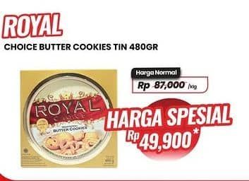 Promo Harga Danish Royal Choice Butter Cookies 480 gr - Carrefour