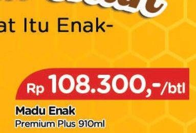 Promo Harga Madu Enak Premium Plus 910 gr - TIP TOP