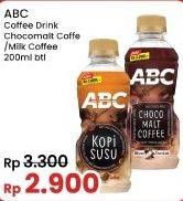 Promo Harga ABC Minuman Kopi Milk Coffee, Choco Malt Coffee 200 ml - Indomaret