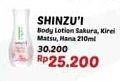Promo Harga Shinzui Body Lotion Hana, Kirei, Matsu, Sakura 210 ml - Alfamidi