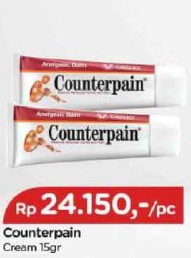 Promo Harga Counterpain Obat Gosok Cream 15 gr - TIP TOP