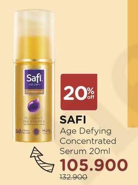 Promo Harga SAFI Age Defy Concentrated Serum 20 ml - Watsons