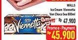 Promo Harga WALLS Ice Cream Viennetta Choco Vanila 800 ml - Hypermart