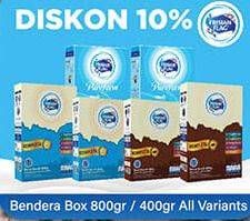 Promo Harga FRISIAN FLAG Susu Bubuk All Variants 400 gr - Hypermart