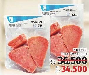 Promo Harga CHOICE L Tuna Steak 500 gr - LotteMart