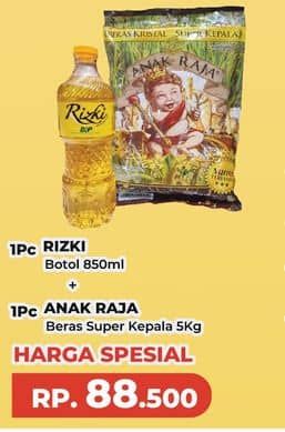 Promo Harga Rizki Minyak Goreng + Anak Raja Beras  - Yogya