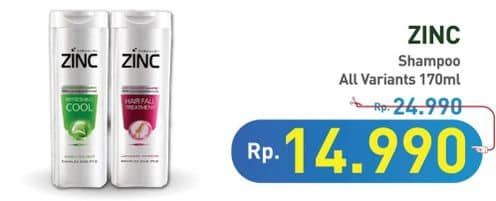 Promo Harga Zinc Shampoo All Variants 170 ml - Hypermart